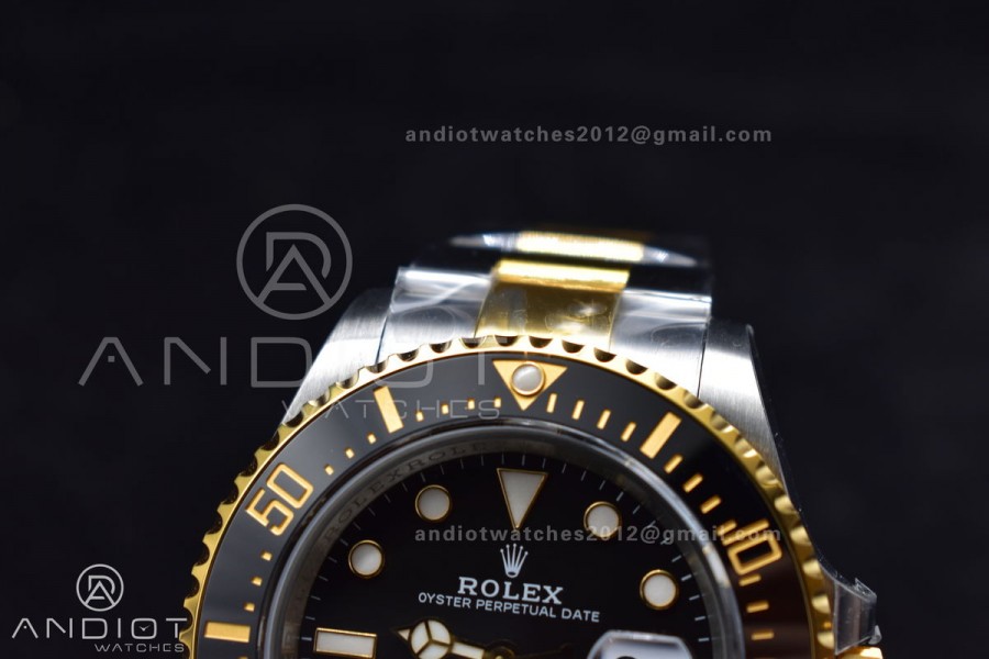 Sea-Dweller Two Tone SS/YG 126603 VSF Best Edition Black Dial on SS/YG Bracelet VS3235