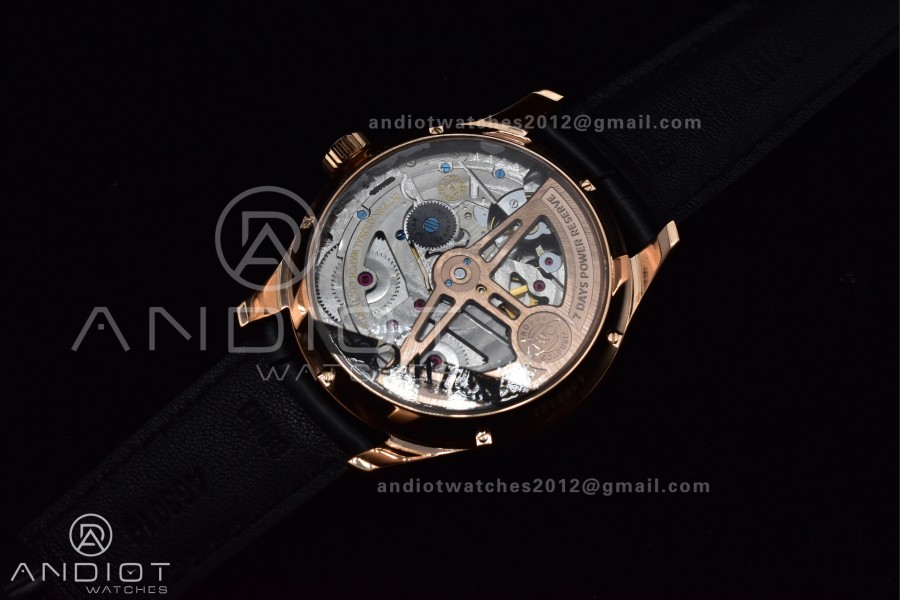Portugieser Perpetual Calendar RG 5033 APSF 1:1 Best Edition White Dial on Black Leather Strap A52610 Clone