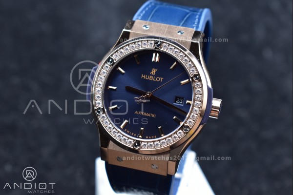 Classic Fusion 45mm SS HBF 1:1 Best Edition Blue D...