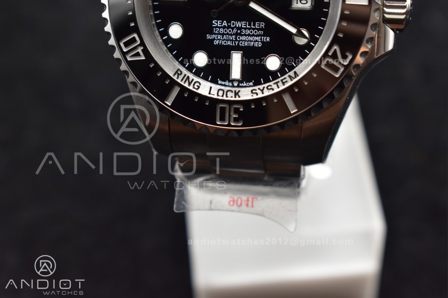 Sea-Dweller 126660 V9F Best Edition Black Dial On SS Bracelet VR3235