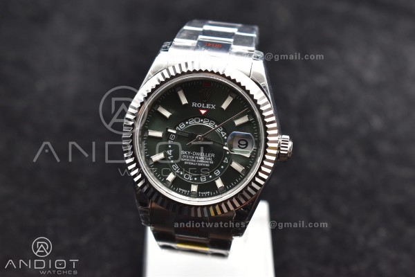 Skydweller SS Noob Best Edition Green Dial on SS O...