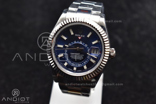 Skydweller SS Noob Best Edition Blue Dial on SS Oy...