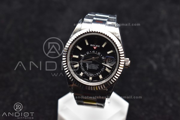Skydweller SS Noob Best Edition Black Dial on SS O...
