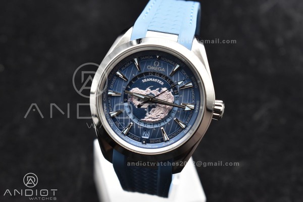 Aqua Terra GMT Worldtimer 43mm VSF 1:1 Best Editio...