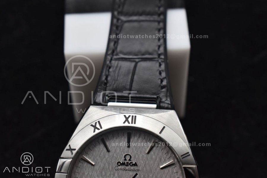 Constellation SS VSF 1:1 Best Edition Gray Dial on Black Gummy Strap A8900 Super Clone