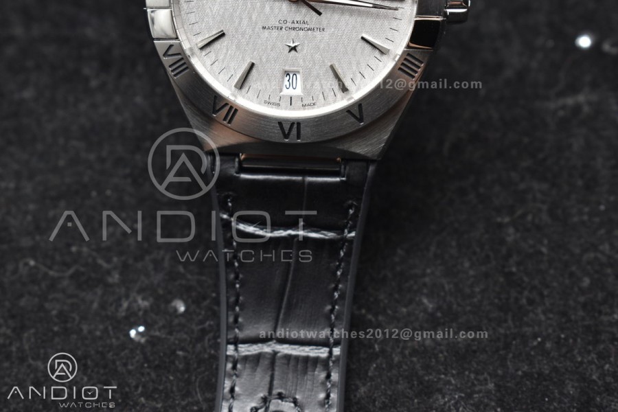 Constellation SS VSF 1:1 Best Edition Gray Dial on Black Gummy Strap A8900 Super Clone