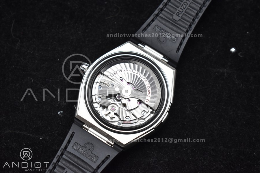 Constellation SS VSF 1:1 Best Edition Gray Dial on Black Gummy Strap A8900 Super Clone