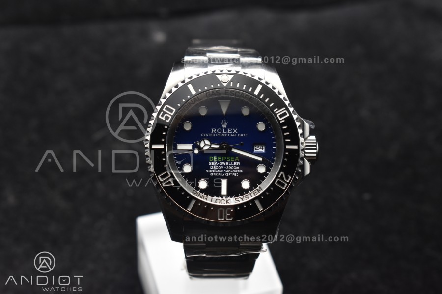 Sea-Dweller Cameron 126660 C+F Best Edition Black/Blue Dial On SS Bracelet VR3235