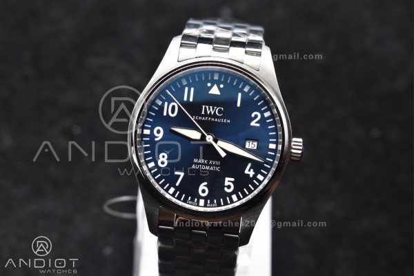 Mark XVIII V7F 1:1 Best Edition Blue Dial on SS Br...