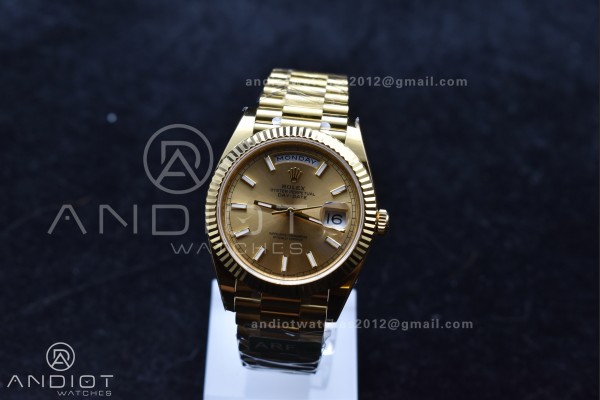 Day Date 40 YG 228238 ARF 1:1 Best Edition Gold St...