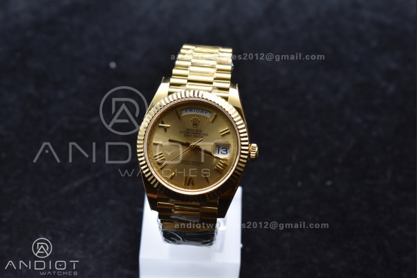 Day Date 40 YG 228238 ARF 1:1 Best Edition Gold Ro...