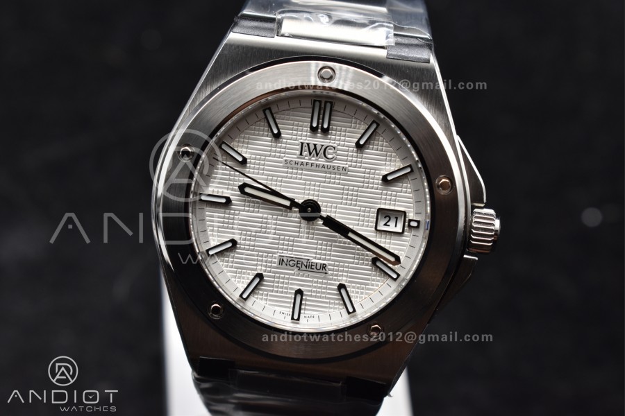 V7 Factory IWC Ingenieur IW328902 White Dial On Titanium Automatic A2892