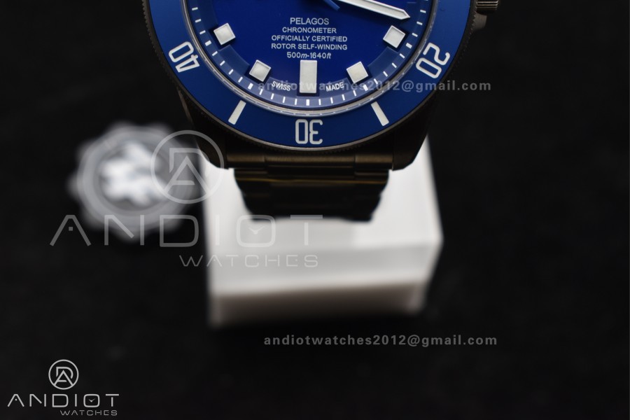Blue Pelagos ZF 1:1 Best Edition on Titanium Bracelet A2824 V5