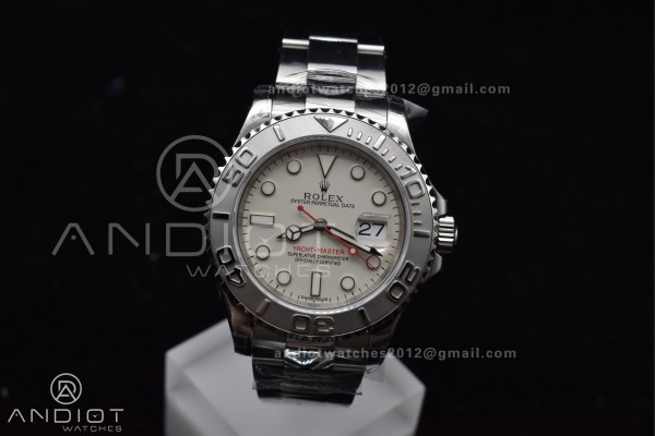 Yacht-Master 126622 SS APF Best Edition Silver Dial on SS Bracelet A2836