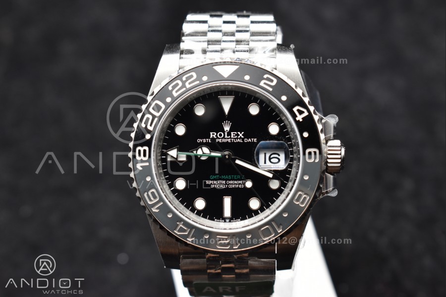 GMT-Master II 126710 GRNR Gray/Black Ceramic 904L ARF 1:1 Best Edition on Jubilee Bracelet SH3285 CHS