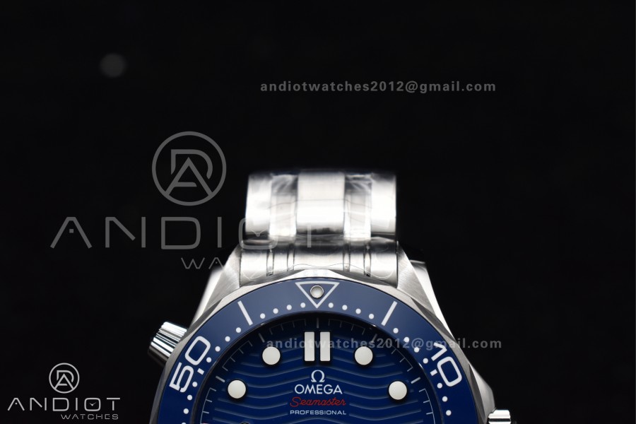 Seamaster Diver 300M VSF 1:1 Best Edition Blue Ceramic Blue Dial On SS Bracelet A8800
