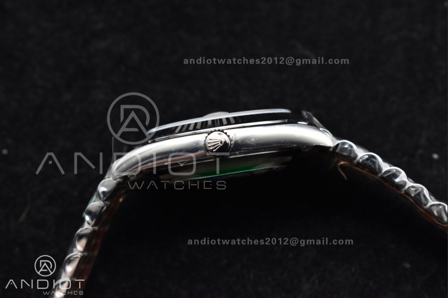 DateJust 41 126334 C+F 1:1 Best Edition 904L Steel Gray Dial on SS Jubilee Bracelet VR3235
