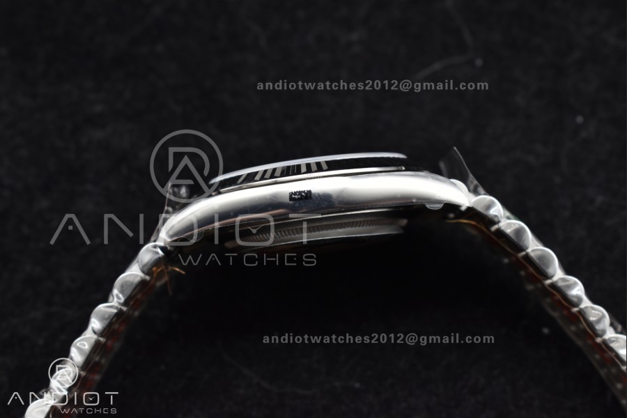 DateJust 41 126334 C+F 1:1 Best Edition 904L Steel Silver Dial on SS Jubilee Bracelet VR3235