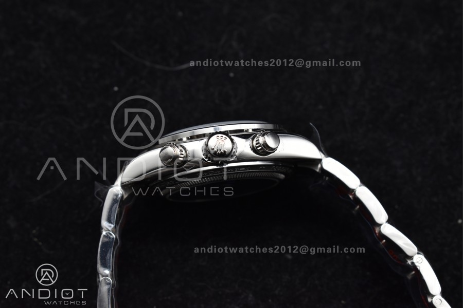 Daytona SS ADGF Paul Newman Best Customized Edition Tiffany/White Dial On SS Bracelet A4130