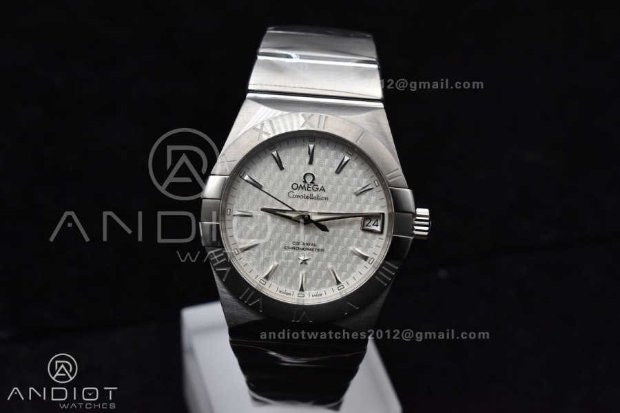 Constellation 39mm SS VSF 1:1 Best Edition White Dial on SS Bracelet A8800