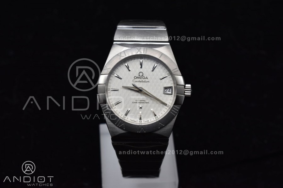 Constellation 39mm SS VSF 1:1 Best Edition White Dial on SS Bracelet A8800