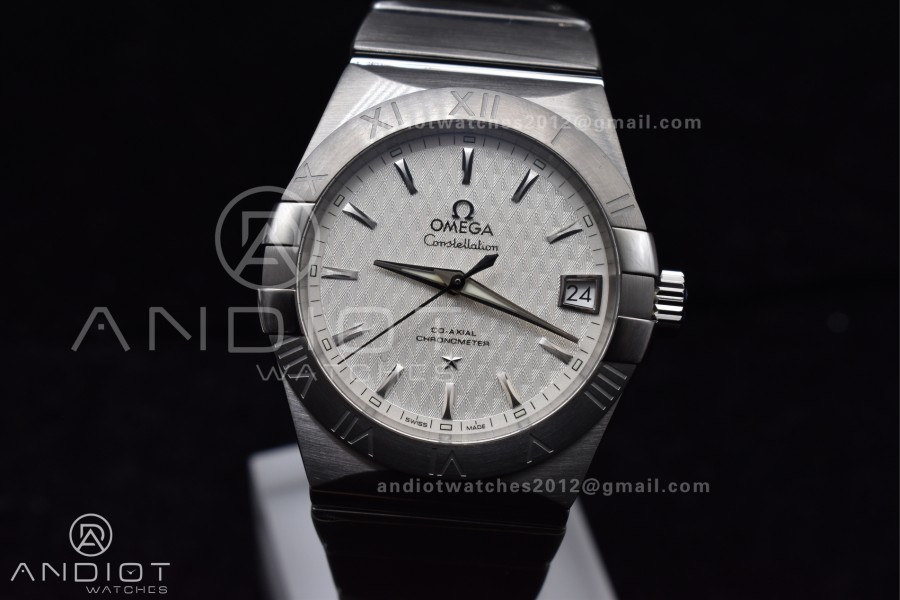 Constellation 39mm SS VSF 1:1 Best Edition White Dial on SS Bracelet A8800