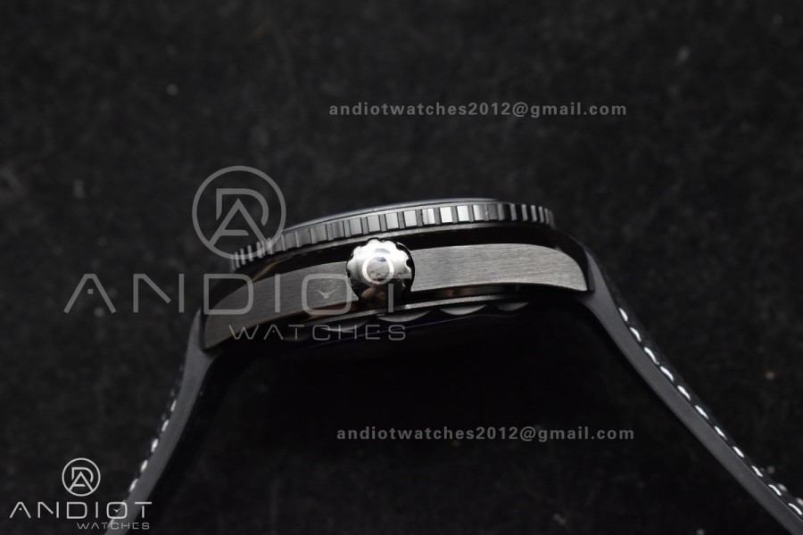 Planet Ocean 45.5mm Deep Black Real Ceramic VSF 1:1 Best Edition on Black Nylon Strap A8906 Super Clone