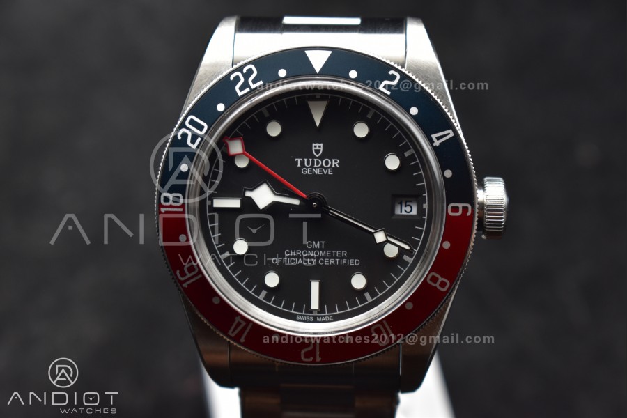 Black Bay GMT Pepsi Blue/Red Bezel ZF 1:1 Best Edition on SS Bracelet A2836