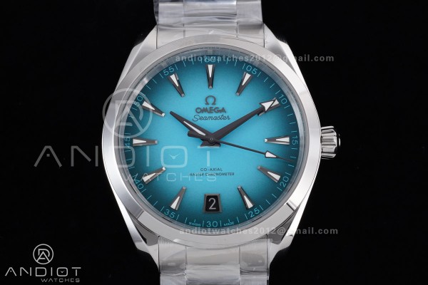 Aqua Terra 150M SS VSF 1:1 Best Edition Turquoise Dial on SS Bracelet A8900 Super Clone