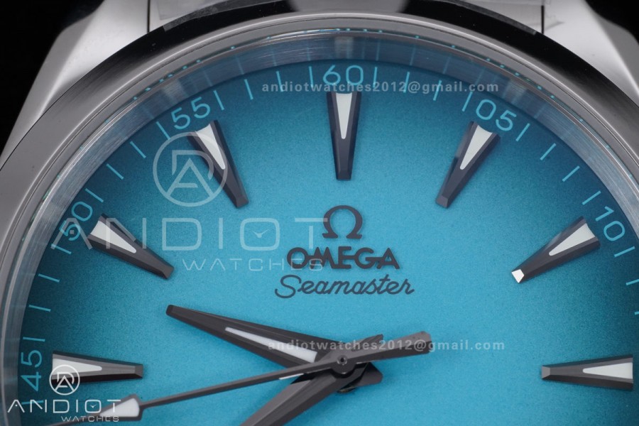 Aqua Terra 150M SS VSF 1:1 Best Edition Turquoise Dial on SS Bracelet A8900 Super Clone