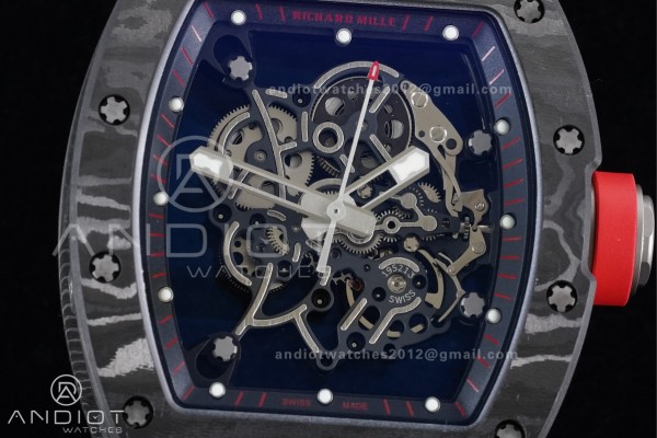 RM055 NTPT/Ti APSF 1:1 Best Edition Black Inner Be...