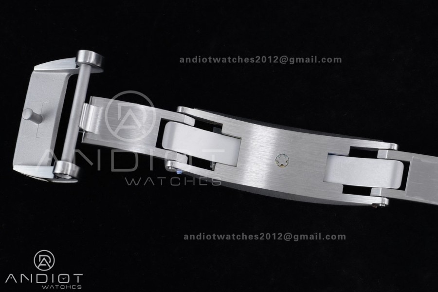 RM055 NTPT/Ti APSF 1:1 Best Edition White Inner Bezel Black Crown on Rubber Strap RMUL2 Super Clone