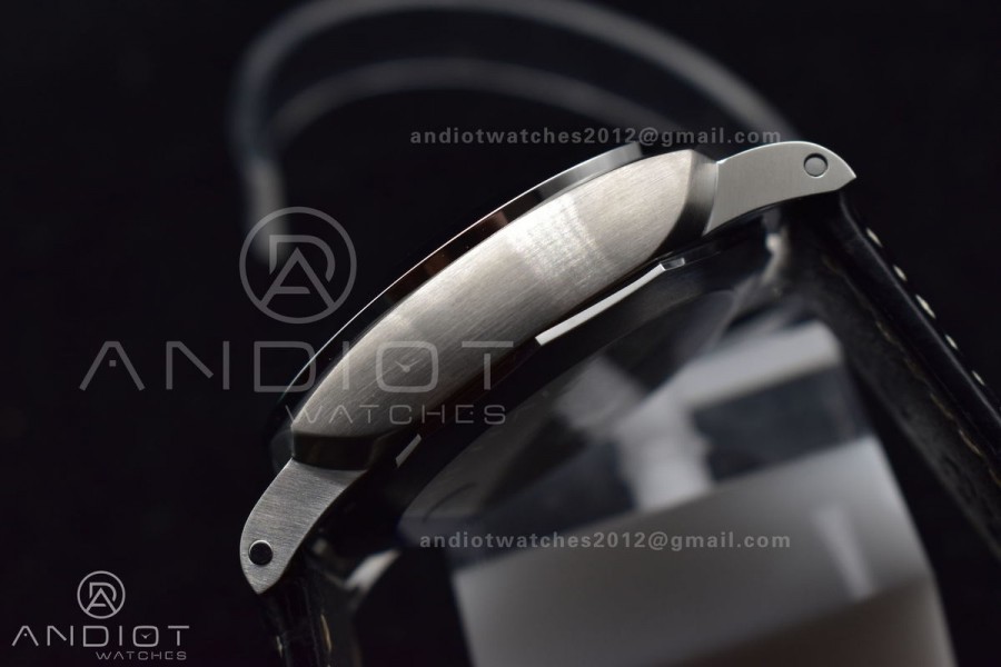 PAM1312  VSF 1:1 Best Edition Black Dial on Black Leather Strap P.9010 