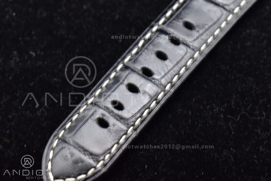 PAM1312  VSF 1:1 Best Edition Black Dial on Black Leather Strap P.9010 