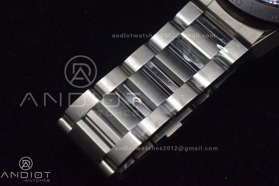 Calibre Heuer 01 Chrono SS XF 1:1 Best Edition Black Dial on SS Bracelet Strap A1887