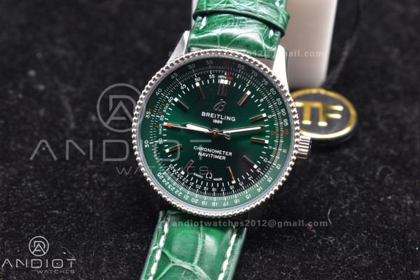 Navitimer  41mm TF 1:1 Best Edition Green Dial on ...
