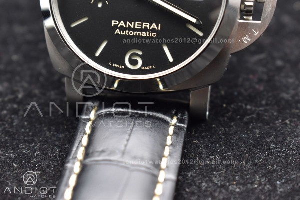PAM1359 W TTF 1:1 Best Edition on Black Leather St...