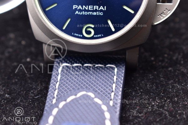 PAM1117 Titanium VSF 1:1 Best Edition Blue Dial on...