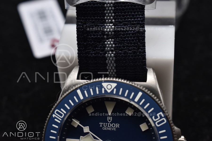 M+ Factory 1:1 Best Edition Tudor Pelagos FXD Navy Blue Titanium 