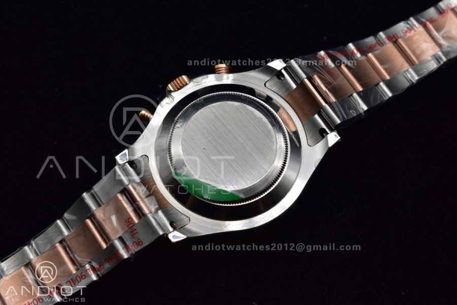 YachtMaster II 116681 SS/RG KF 1:1 Best Edition White Dial on SS/RG Bracelet A7750