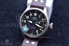 Big Pilot Real PR IW501004 ZF 1:1 Best Edition on Brown Leather Strap A52110