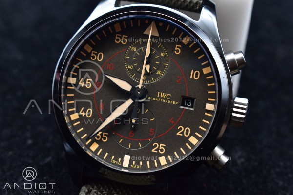 Pilot Chrono Top Gun IW389002 Real Ceramic ZF 1:1 ...