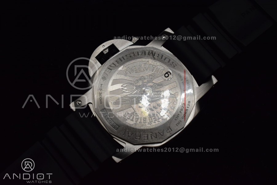 PAM1323 VSF 1:1 Best Edition Grey Dial On Black Rubber Strap P900