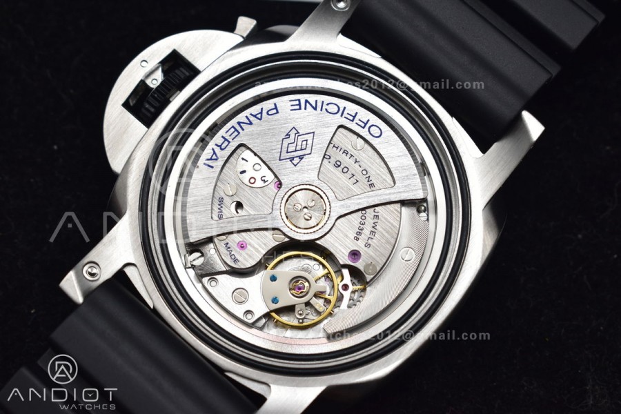 PAM1323 VSF 1:1 Best Edition Grey Dial On Black Rubber Strap P900