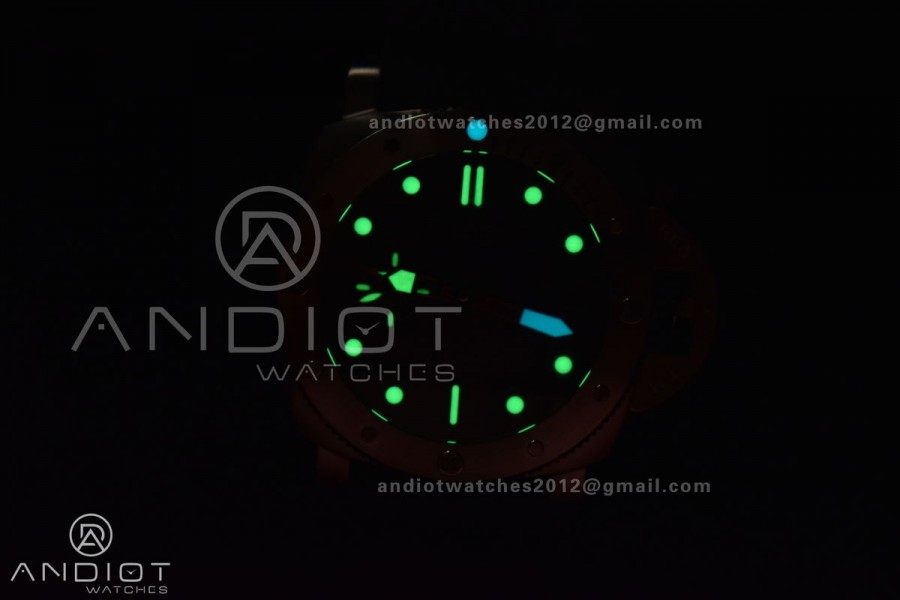 PAM1323 VSF 1:1 Best Edition Grey Dial On Black Rubber Strap P900
