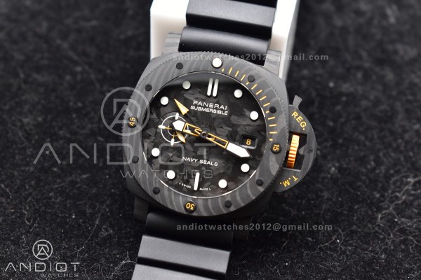 PAM1324 Carbotech VSF 1:1 Best Edition Black Dial ...