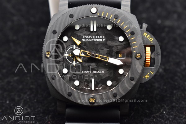 PAM1324 Carbotech VSF 1:1 Best Edition Black Dial ...