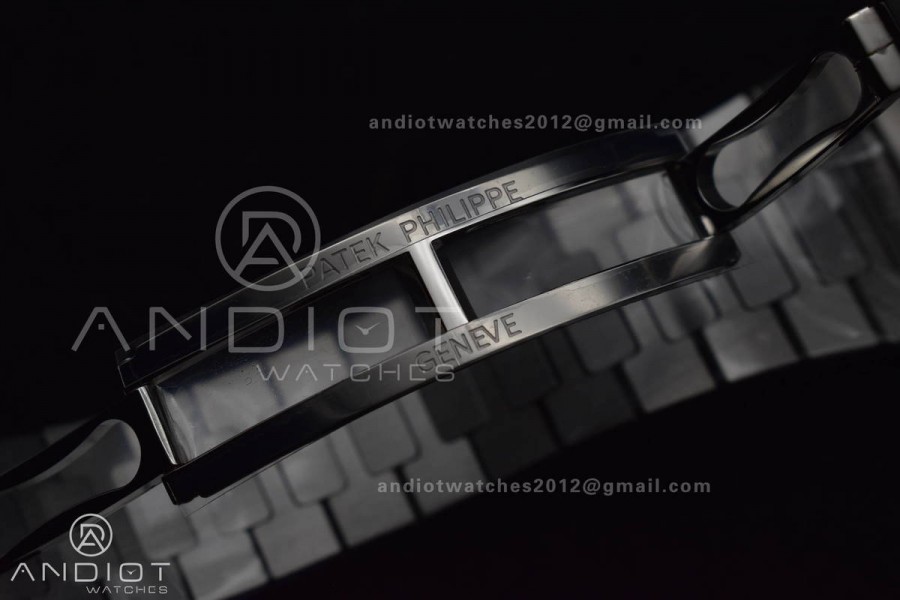 Nautilus 5711/1A 3KF 1:1 Best Edition White Textured Dial on SS Bracelet A324 Super Clone V2