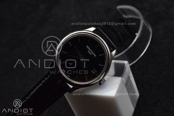 Calatrava 5227 SS 3KF 1:1 Best Edition Black Dial ...