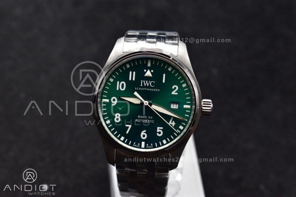 Mark XX V7F 1:1 Best Edition Green Dial on SS Brac...